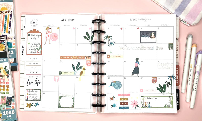 Monthly Planner Sticker Book