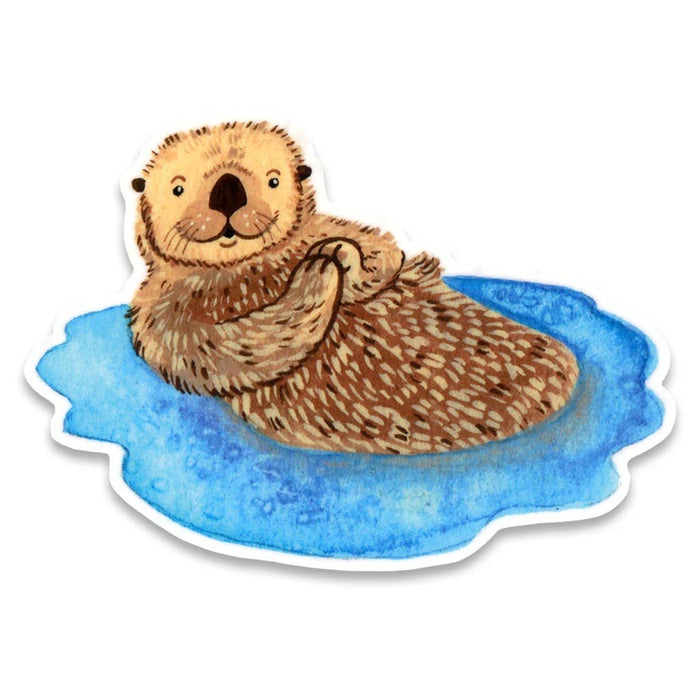 Otter Vinyl Sticker