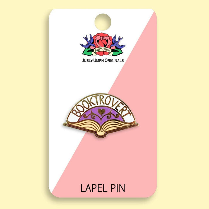 Booktrovert Enamel Lapel Pin