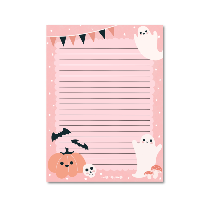 Cute Halloween Double-Sided A5 Notepad