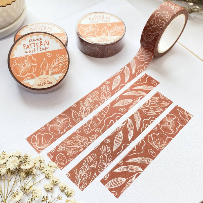 Washi Tape - Flower Pattern