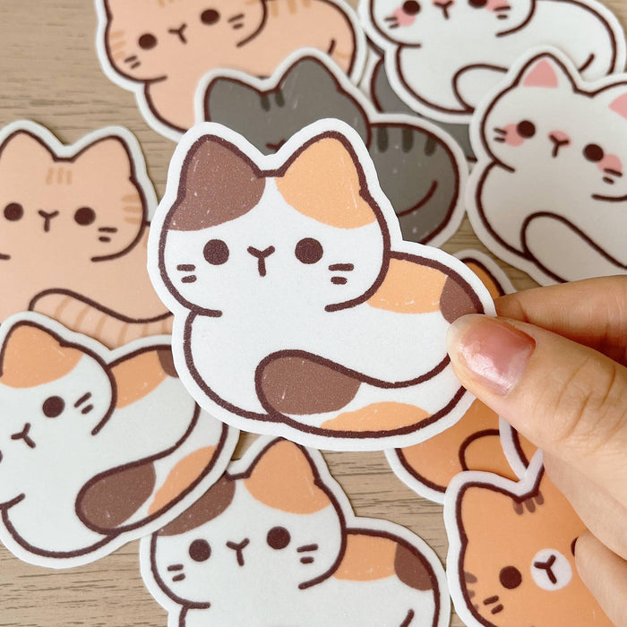 Cat Loafs: Calico Cat Vinyl Sticker