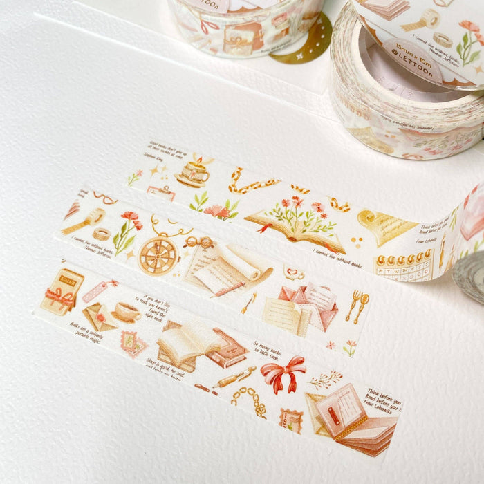 Washi Tape - Vintage Book