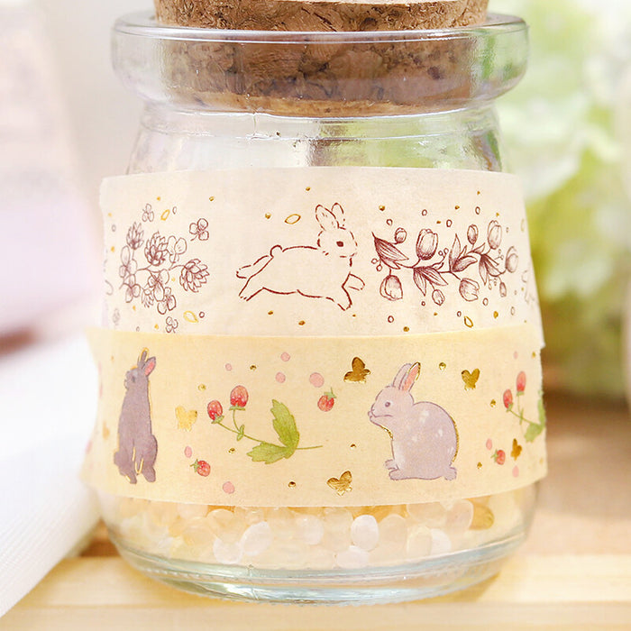 BGM 'Rabbit Country' Foil Washi Tape - Fairy Tale