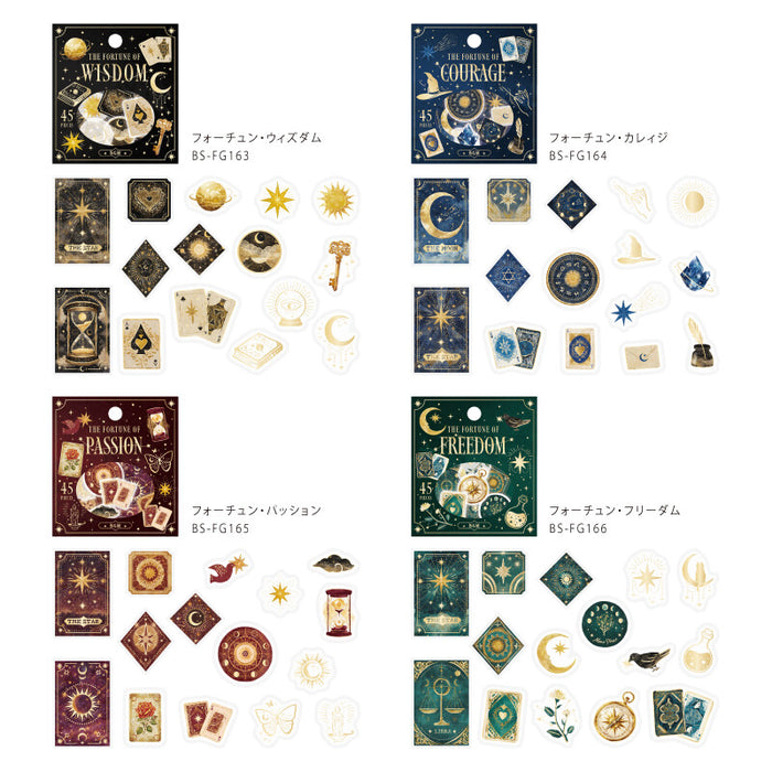 BGM 'Fortune' Washi Paper Deco Stickers - Courage