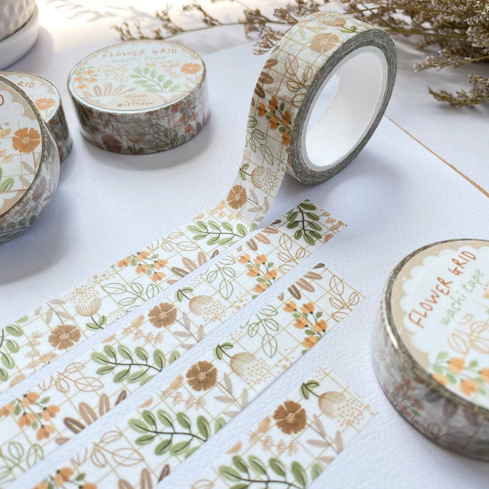 Washi Tape - Flower Grid