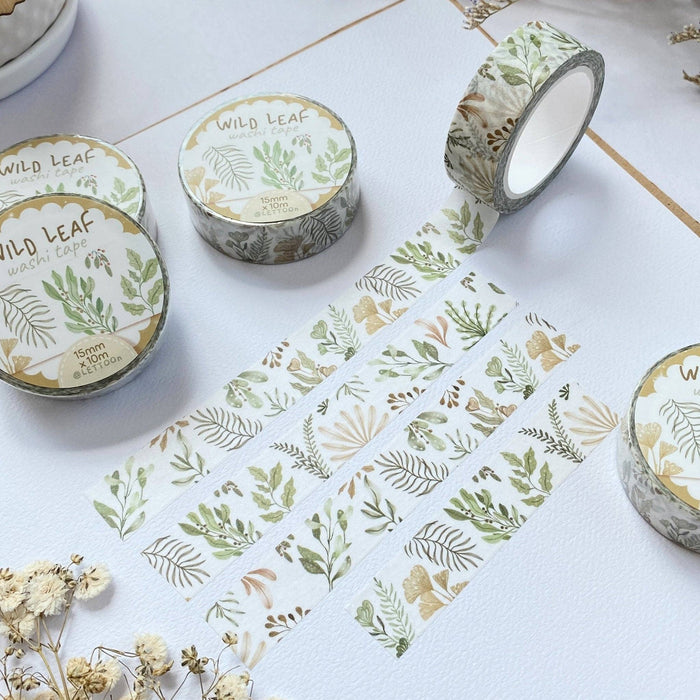 Washi Tape - Wild Leaf