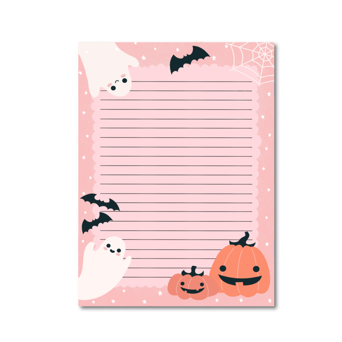 Cute Halloween Double-Sided A5 Notepad