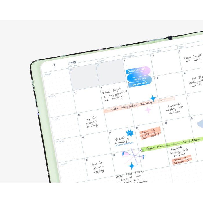 Mossery 2025 Planner Refill - Vertical