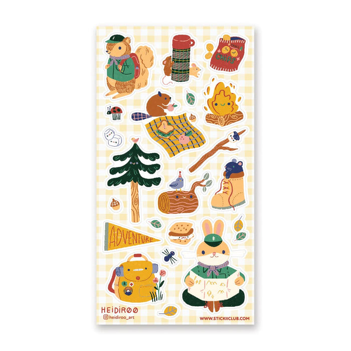 To The Great Outdoors Sticker Sheet