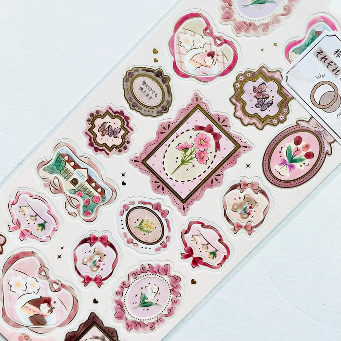 Cadre Frame Stickers - Flower