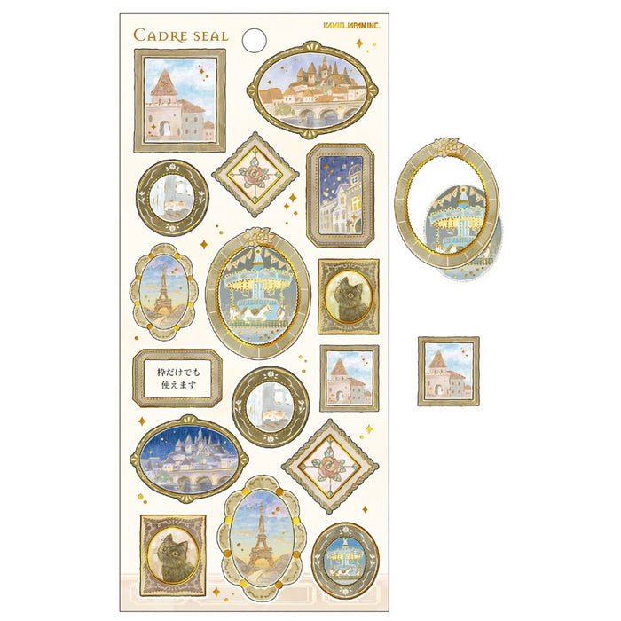 Cadre Frame Stickers - Town Scenery