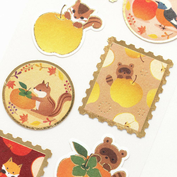 Japanese Paper Stickers - Autumn Harvest