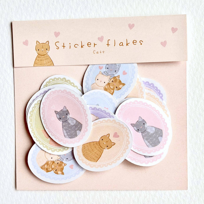 Sticker Flakes - Cats