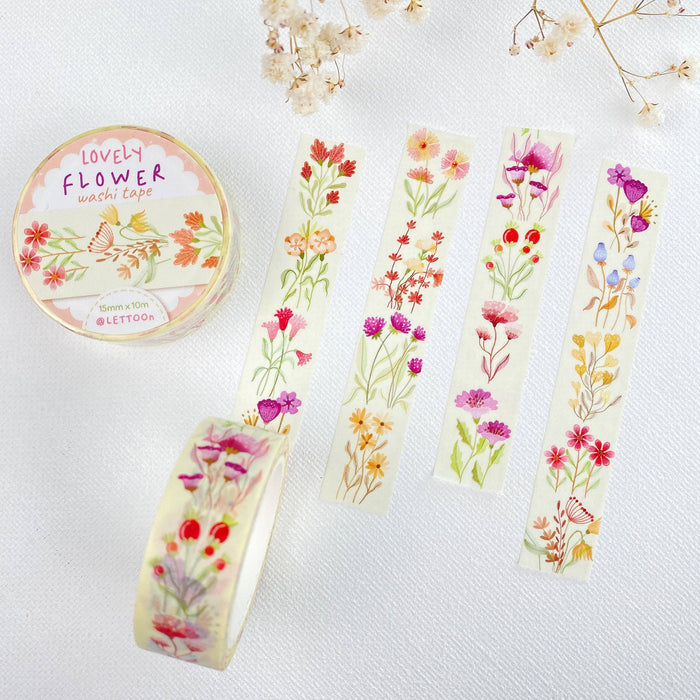 Washi Tape - Lovely Flower