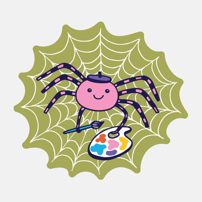 Spider Artist Vinyl Sticker