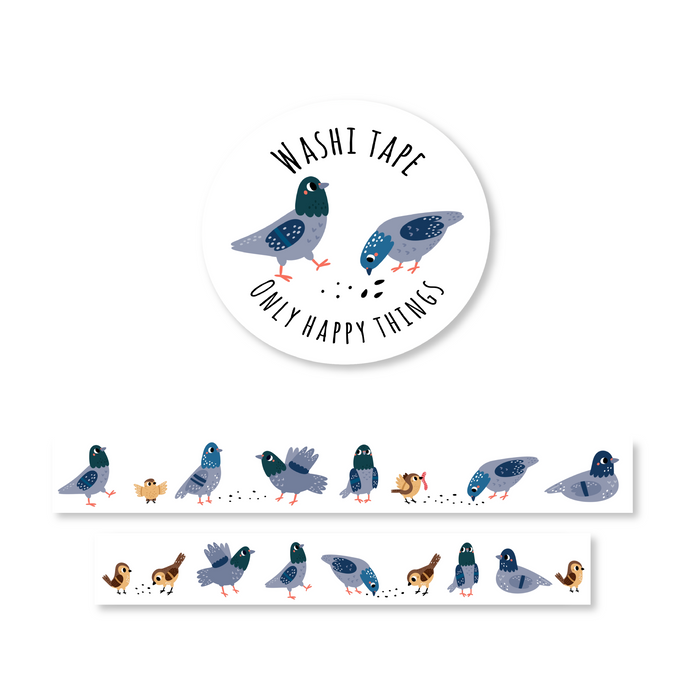 Pigeons Washi Tape