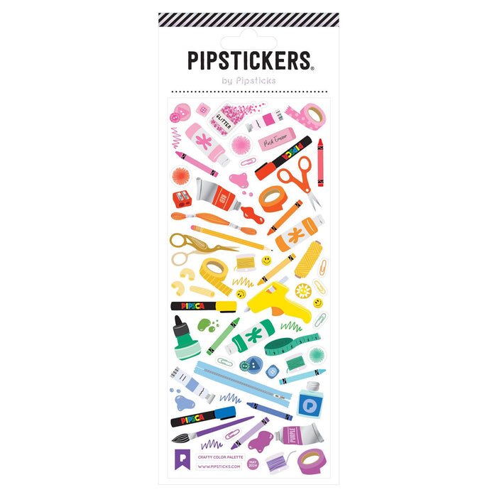 Crafty Colour Palette Stickers by Pipsticks