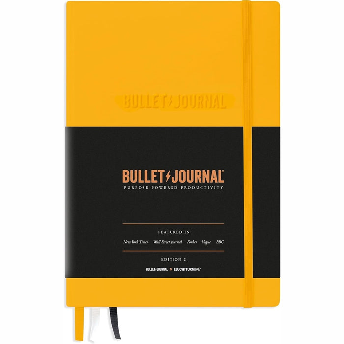 Leuchtturm1917 Bullet Journal Edition 2 A5 Hardcover Notebook - Dotted - Yellow