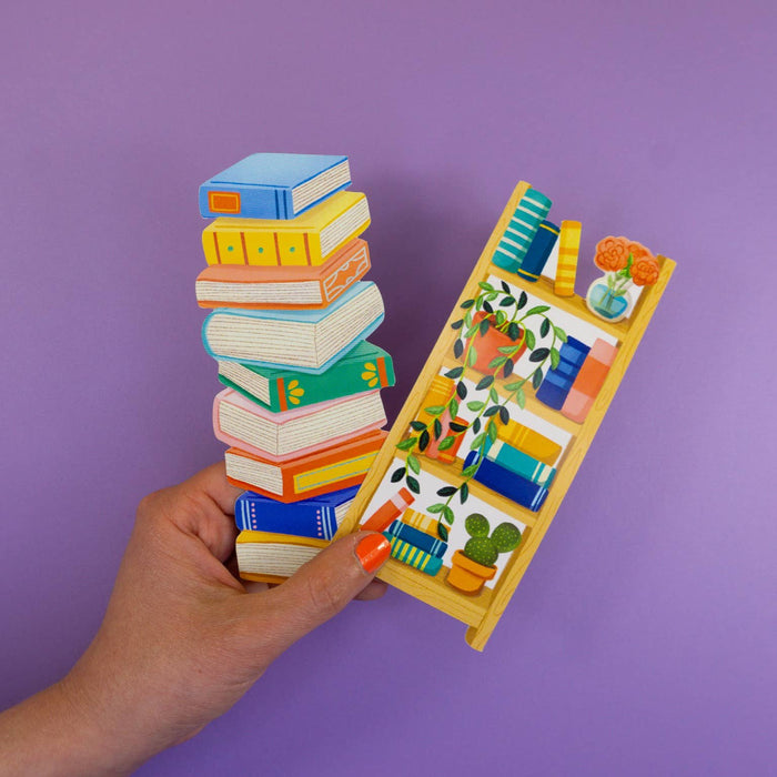 Bookshelf Die-Cut Bookmark