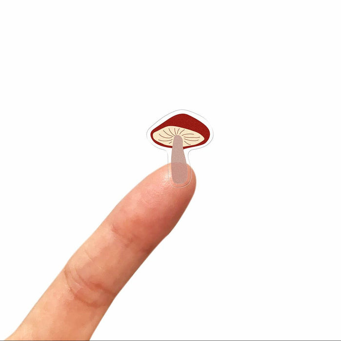 Mushrooms Clear Stickers