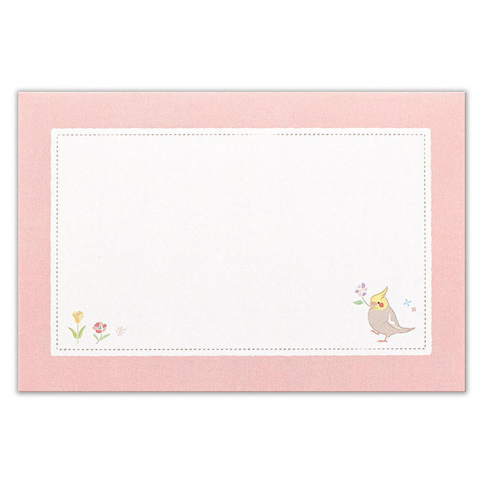 Letter Writing Set - Parakeet (Pink)