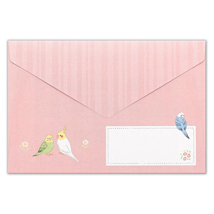 Letter Writing Set - Parakeet (Pink)