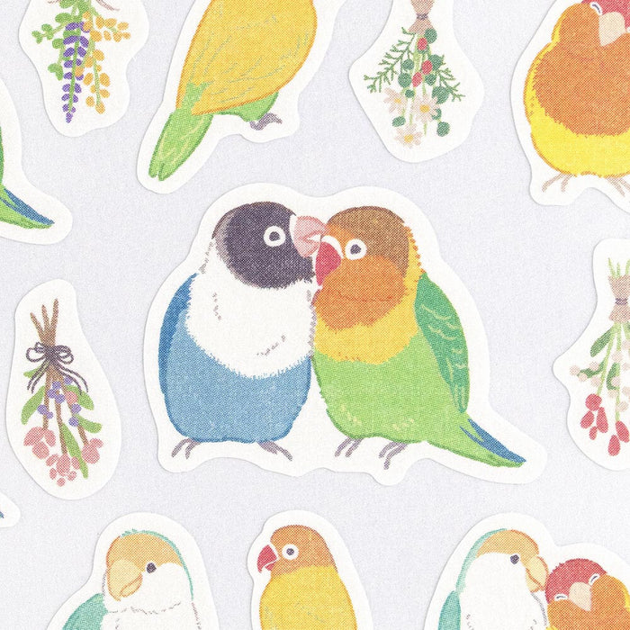 Parakeet Stickers - Green