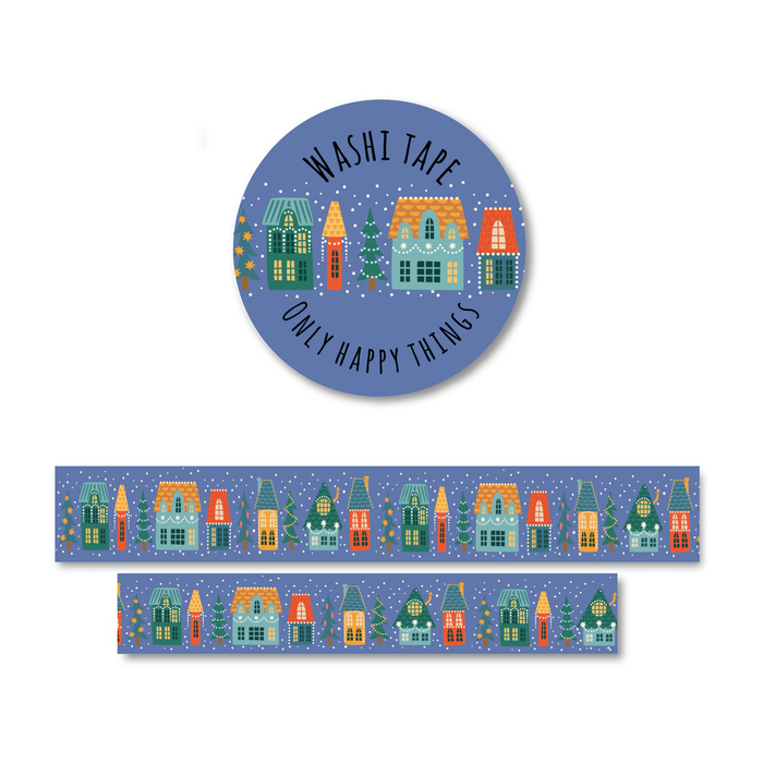 Winter Houses Washi Tape