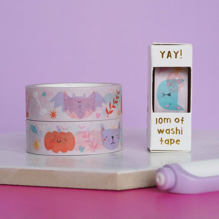 Spooky Cute Halloween Doodles Washi Tape