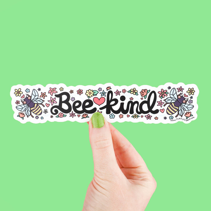 Bee Kind Long Vinyl Sticker