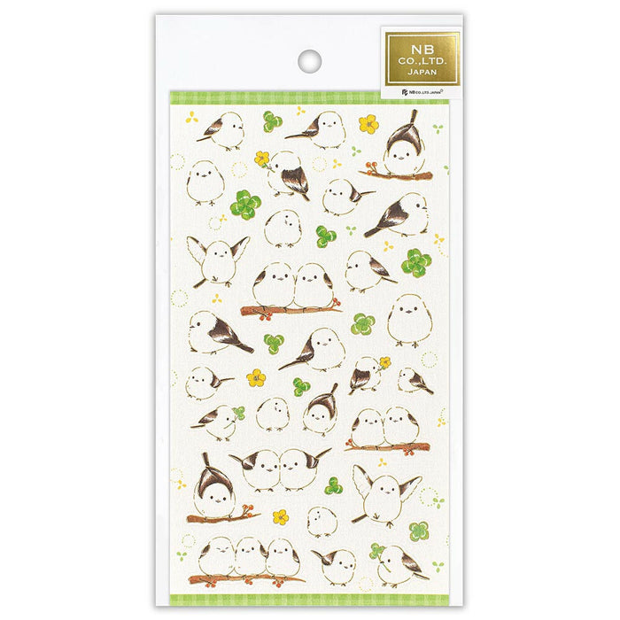 Japanese Paper Foiled Stickers - Shimaenaga & Clover