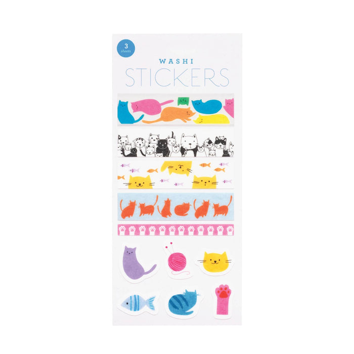 Cats Washi Stickers