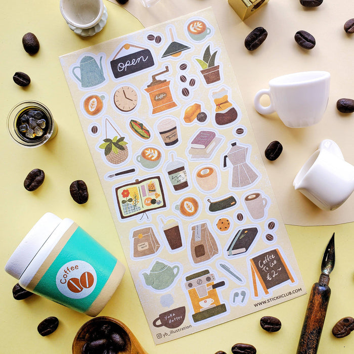 Cafe Joy Sticker Sheet