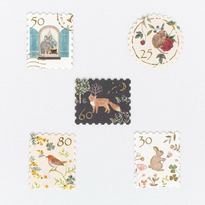 Flake Stickers - Michikusa Animal Stamps