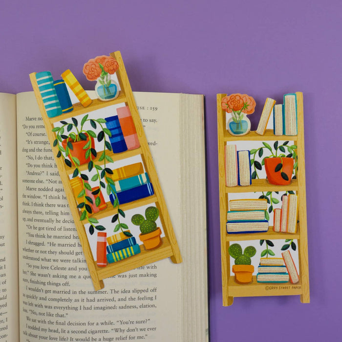 Bookshelf Die-Cut Bookmark