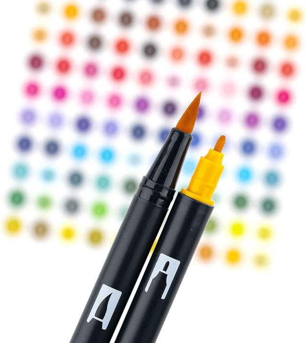 Tombow ABT Dual Brush Pen 10 Colour Set - Secondary Colours