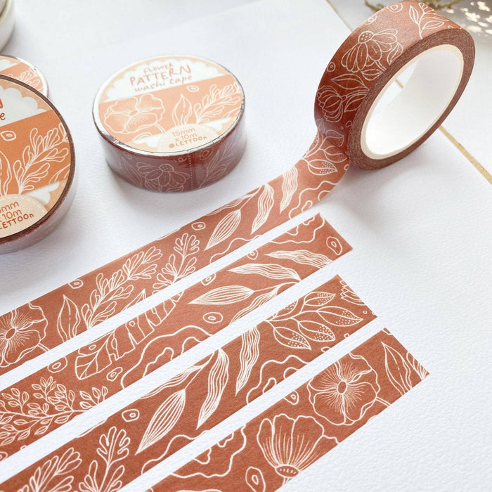 Washi Tape - Flower Pattern