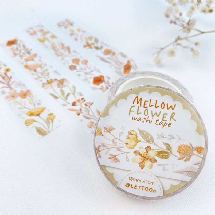 Washi Tape - Mellow Flower