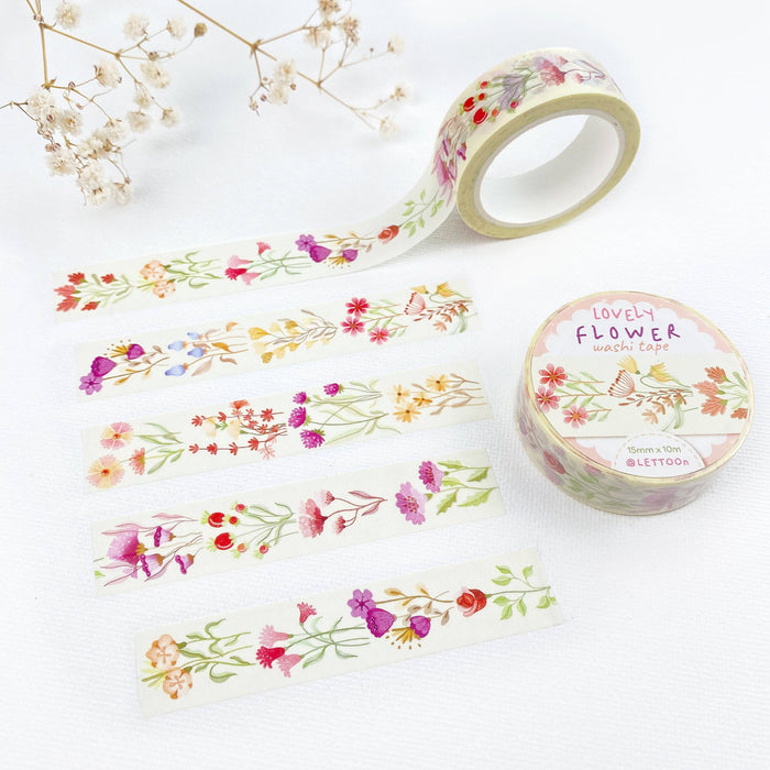 Washi Tape - Lovely Flower