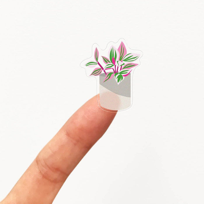 House Plants Clear Stickers