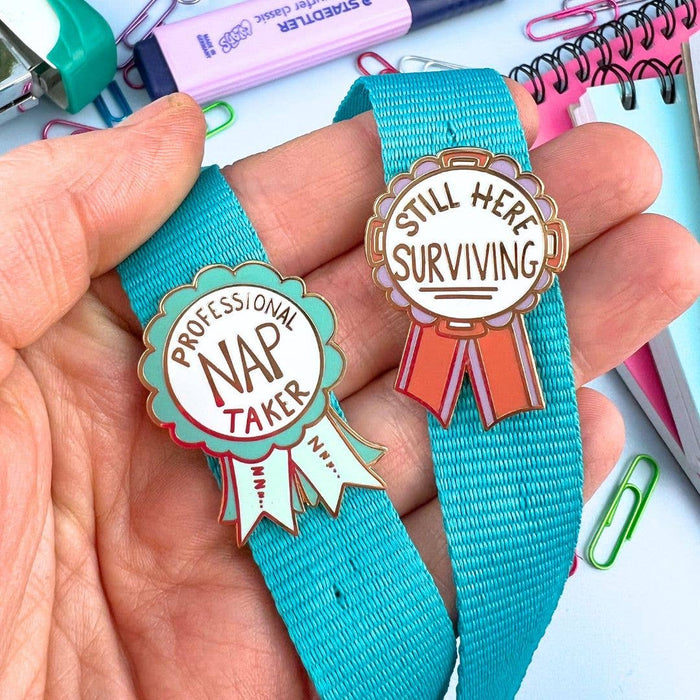 Professional Nap Taker Enamel Lapel Pin