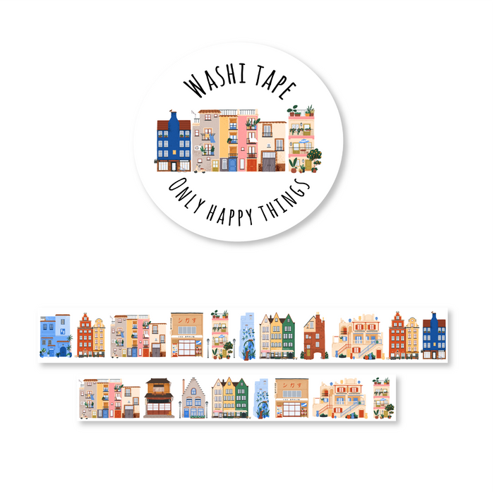 Cute Houses Washi Tape