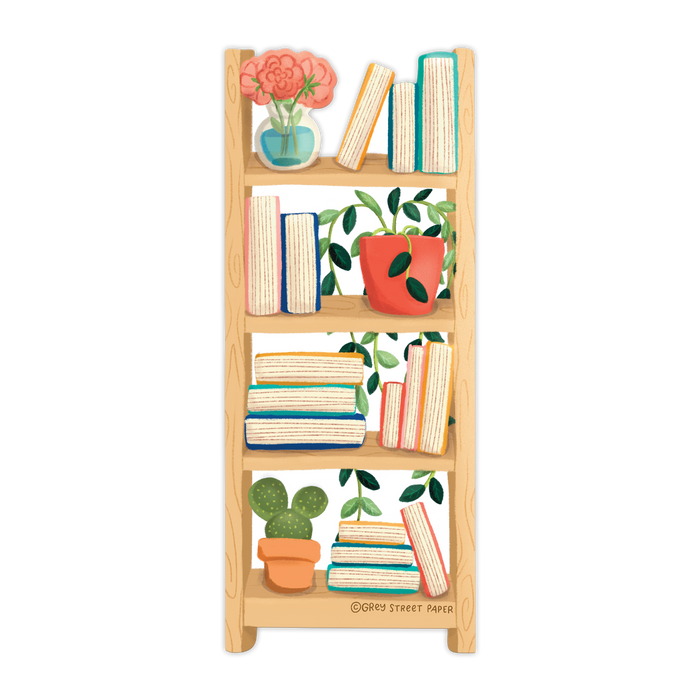 Bookshelf Die-Cut Bookmark