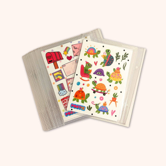 Postix Sticker Folder Refills : 1 Piece (2 Pockets)