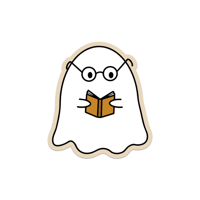 Reading Ghost Vinyl Sticker