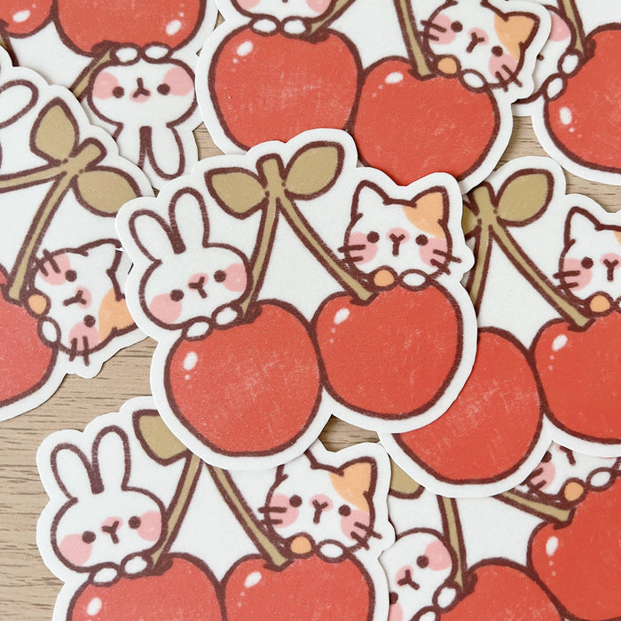 Cherry Friends Vinyl Sticker