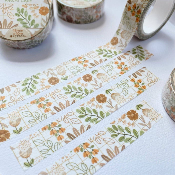 Washi Tape - Flower Grid