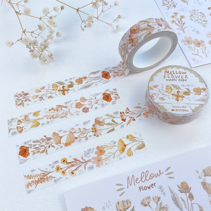 Washi Tape - Mellow Flower