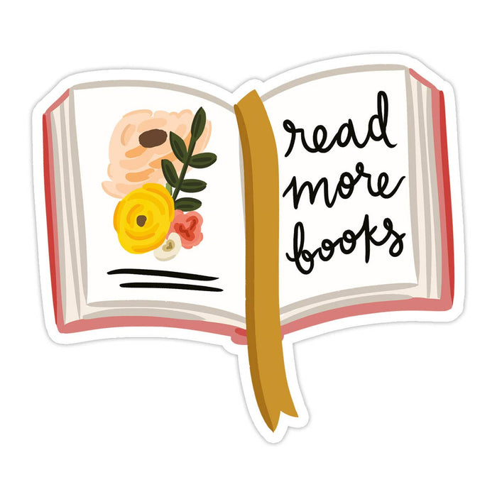 Read More Books Vinyl Sticker